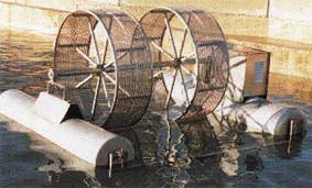 a&eacute;rateur de surface en aquaculture pisciculture ferme aquacole